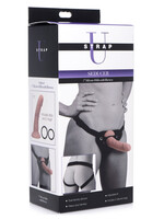 XR Brands Strap U Seducer 7 Inch Silicone Dildo With Harness
