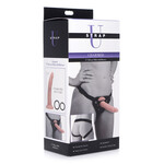 XR Brands Strap U Charmed 7.5 Inch Silicone Dildo With Harness
