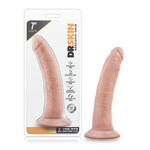 Blush Novelties Dr. Skin 7 Inch Cock W / Suction Cup - Vanilla