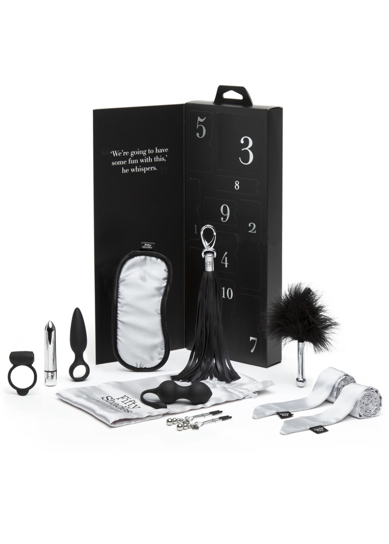 Lovehoney Fifty Shades of Grey Pleasure Overload 10 Days of Play Gift Set