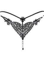 Everest Trading Heart Shaped Pearl Beaded Thong - OS