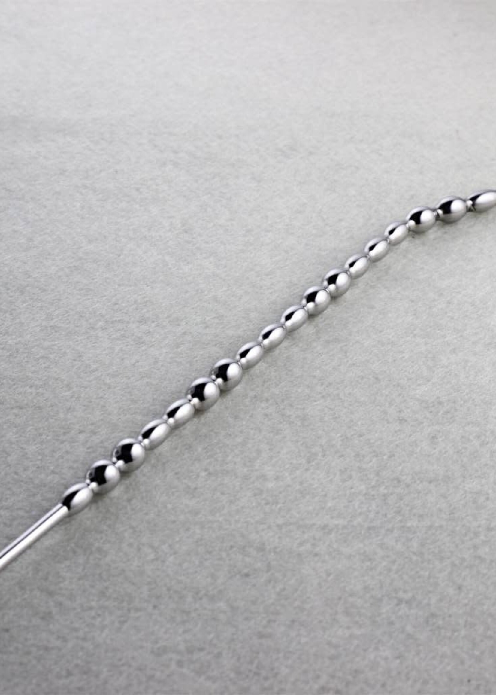 Everest Trading STAINLESS STEEL EXTRA LONG BEADED URETHRAL PLUG