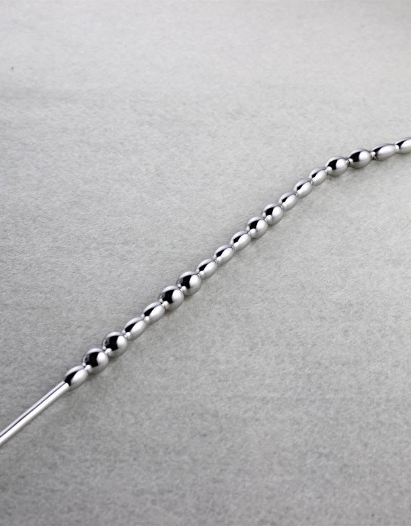 Everest Trading STAINLESS STEEL EXTRA LONG BEADED URETHRAL PLUG