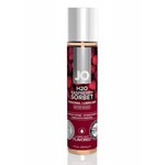 System Jo Jo H2O Water Based Flavored Lubricant Raspberry Sorbet 1 Oz