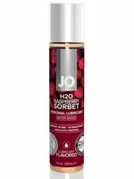 System Jo Jo H2O Water Based Flavored Lubricant Raspberry Sorbet 1 Oz
