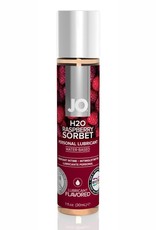 System Jo Jo H2O Water Based Flavored Lubricant Raspberry Sorbet 1 Oz