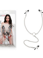 Lux Fetish Adjustable Nipple Clamps & Clit Clamp