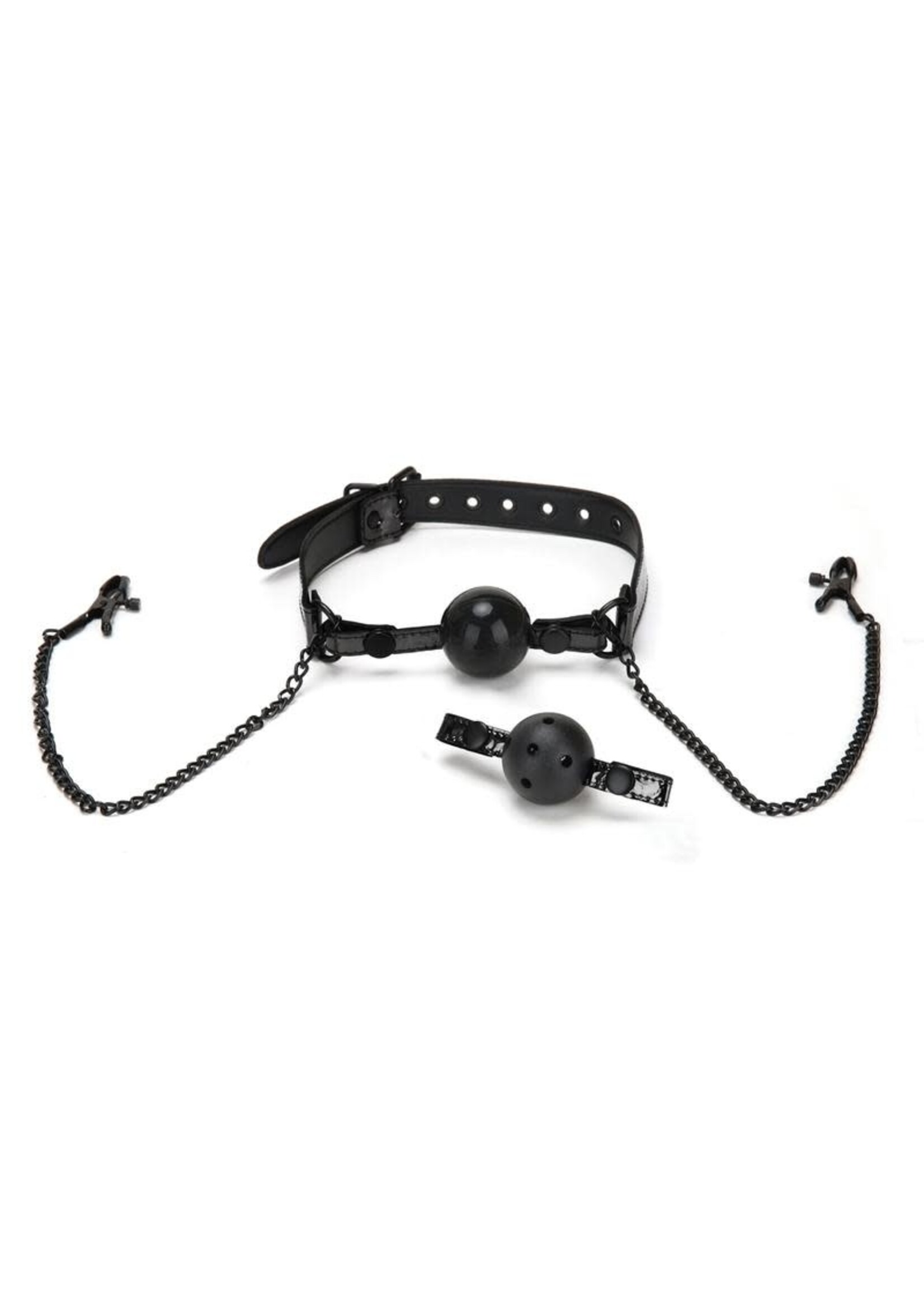 Whipsmart WhipSmart Diamond Gag/Nipple Clips - Black