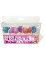 Little Genie Dirty Boob Candles 5 Party Candles