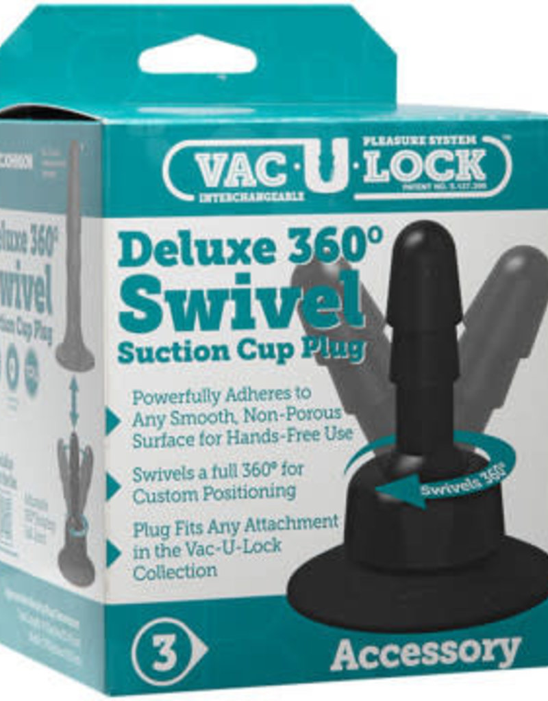 Doc Johnson Vac-U-Lock - Deluxe 360 Swivel Suction Cup Plug