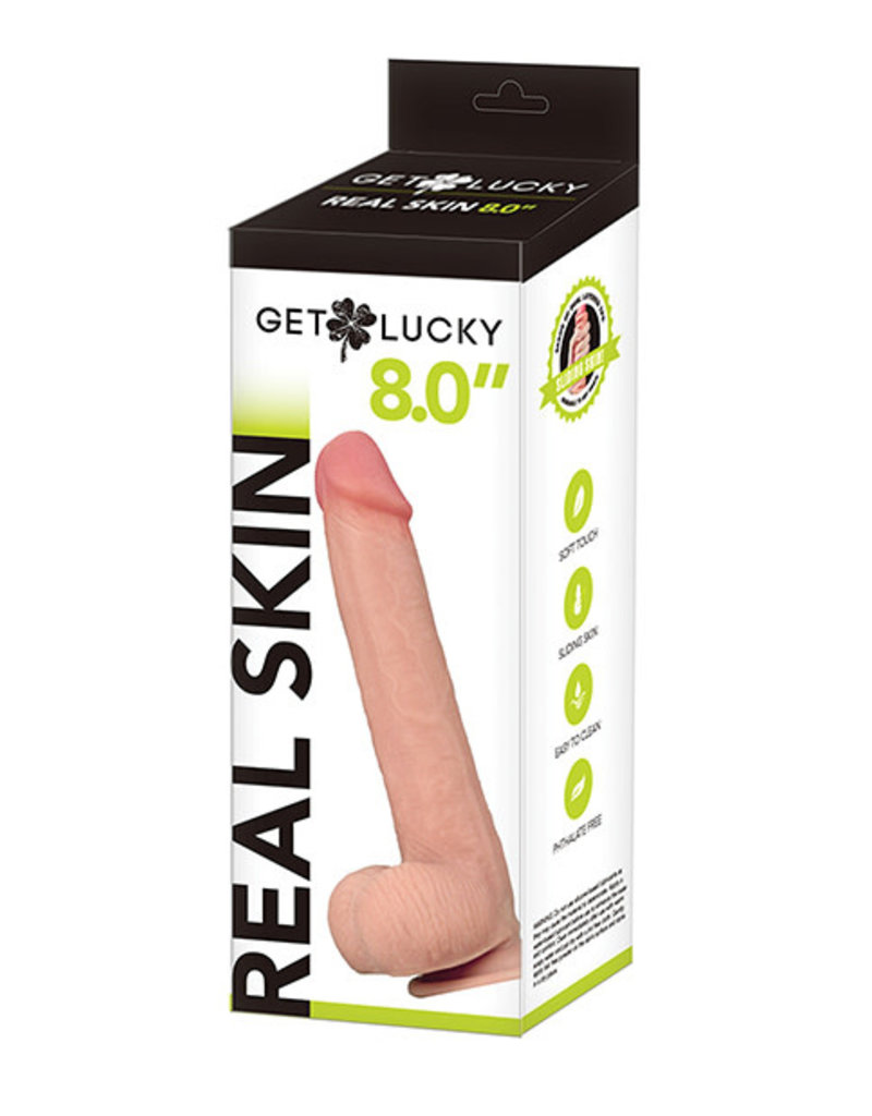 Shibari/Voodoo Voodoo Get Lucky 8.0" Real Skin Series - Flesh