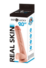 Shibari/Voodoo Voodoo Get Lucky 9.0" Real Skin Series - Flesh