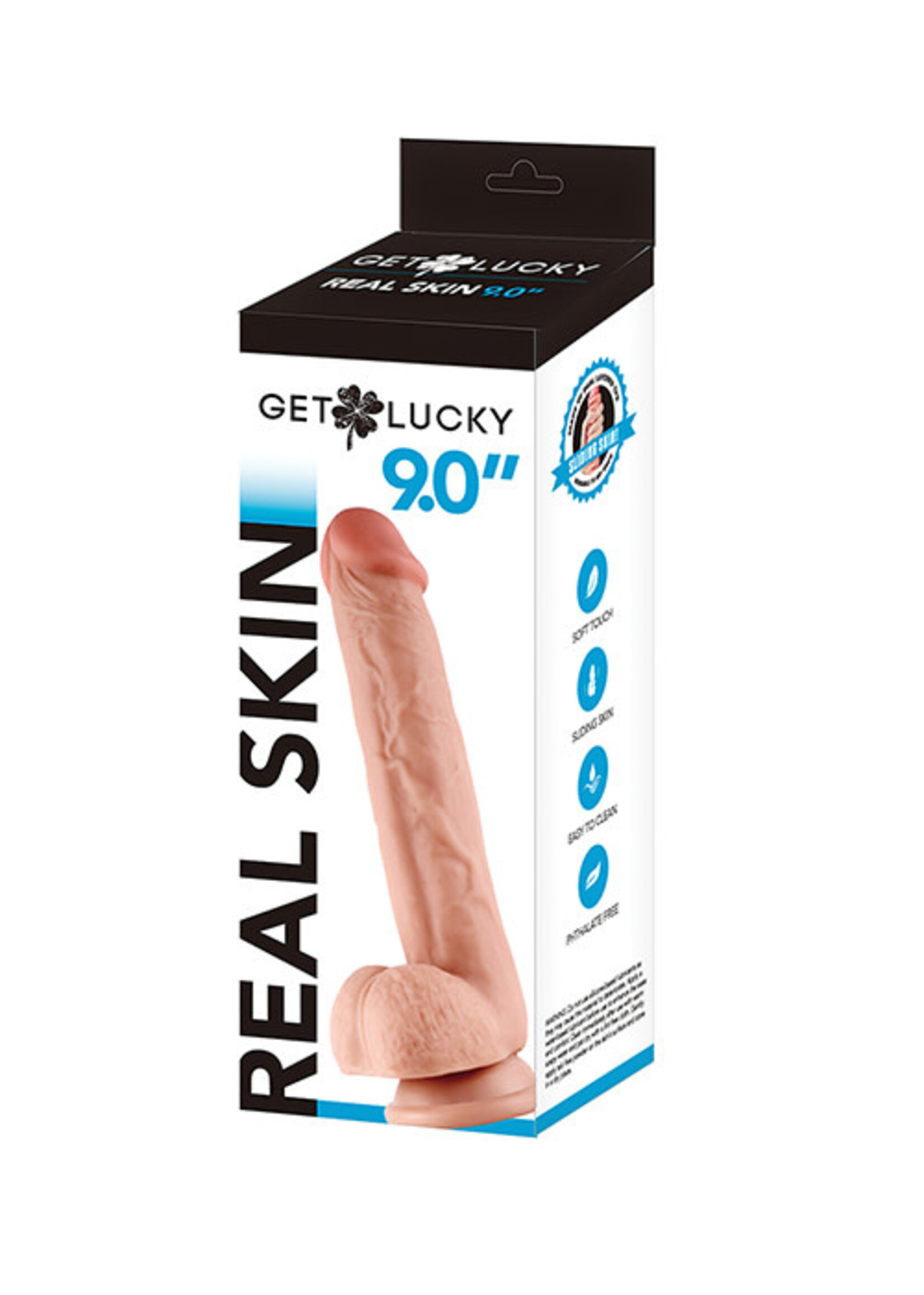 Shibari/Voodoo Voodoo Get Lucky 9.0" Real Skin Series - Flesh