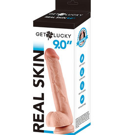 Shibari/Voodoo Voodoo Get Lucky 9.0" Real Skin Series - Flesh