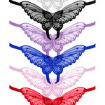 Leg Avenue Butterfly Crotchless W/Pearl Sequin Detail - Plus Size