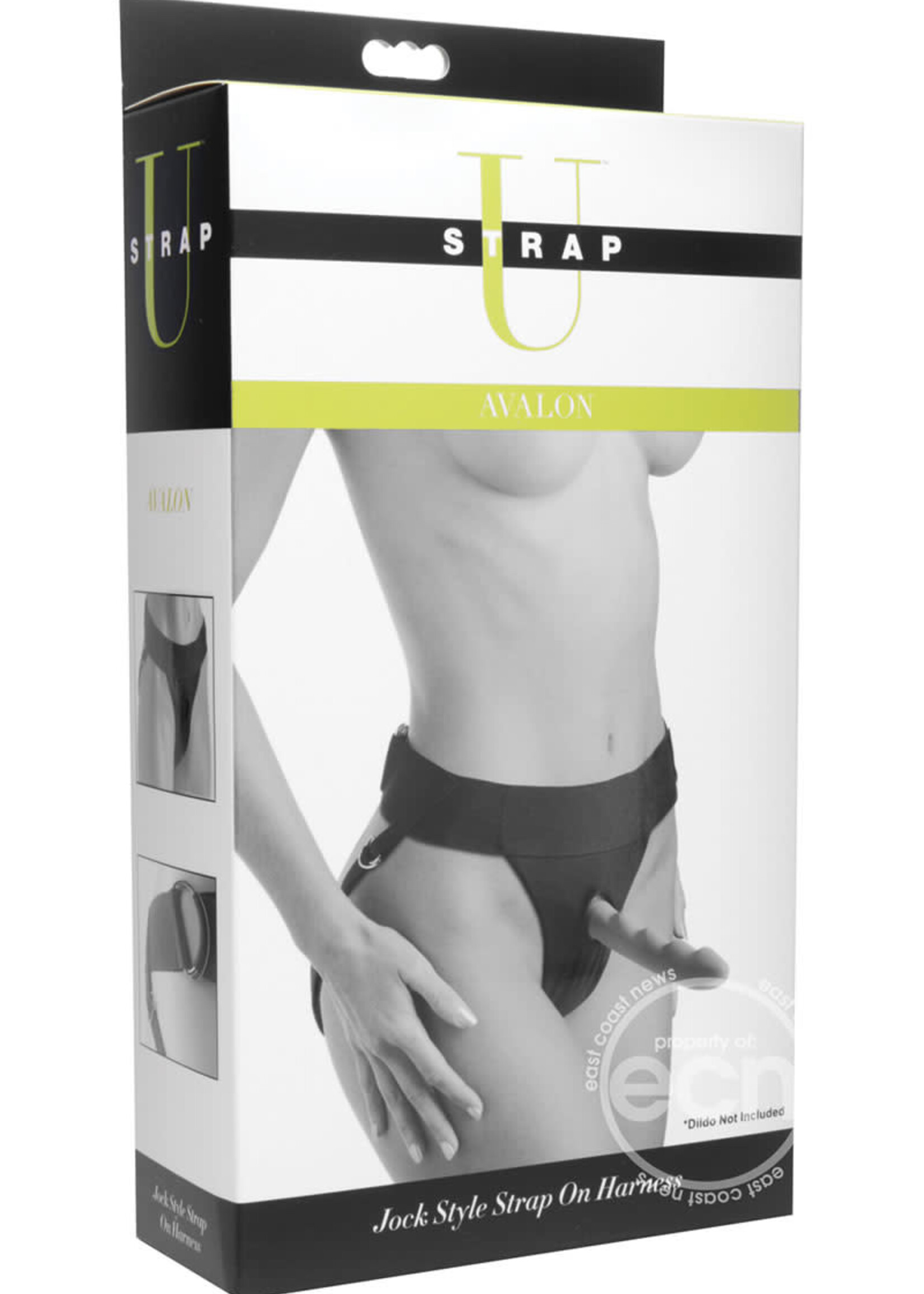 XR Brands Strap U Strap U Avalon Jock Style Strap On Harness Black