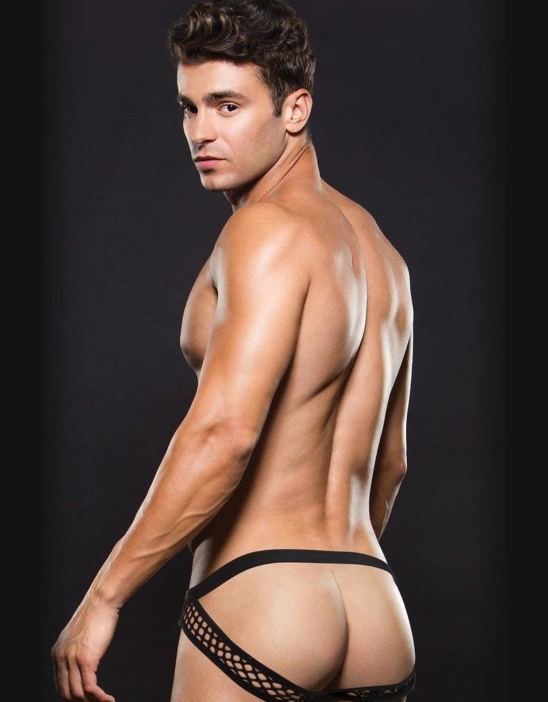 Envy ENVY MODERN FISHNET OPEN BACK BRIEF