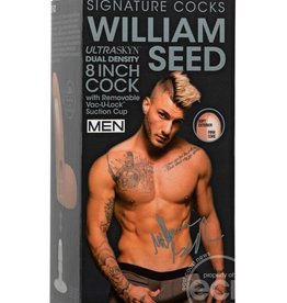Doc Johnson Signature Cocks William Seed Dildo 8in - Vanilla