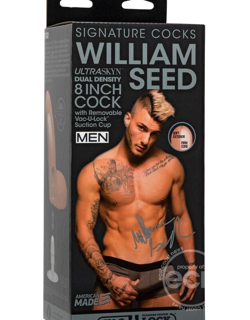 Doc Johnson Signature Cocks William Seed Dildo 8in - Vanilla