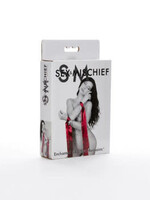 Sportsheets Sex and Mischief Enchanted Silky Sash Restraints - Burgundy