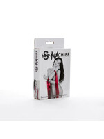 Sportsheets Sex and Mischief Enchanted Silky Sash Restraints - Burgundy