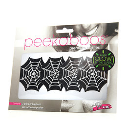 Eye Candy Peekaboos Glow in the Dark Webs - Pack of 2