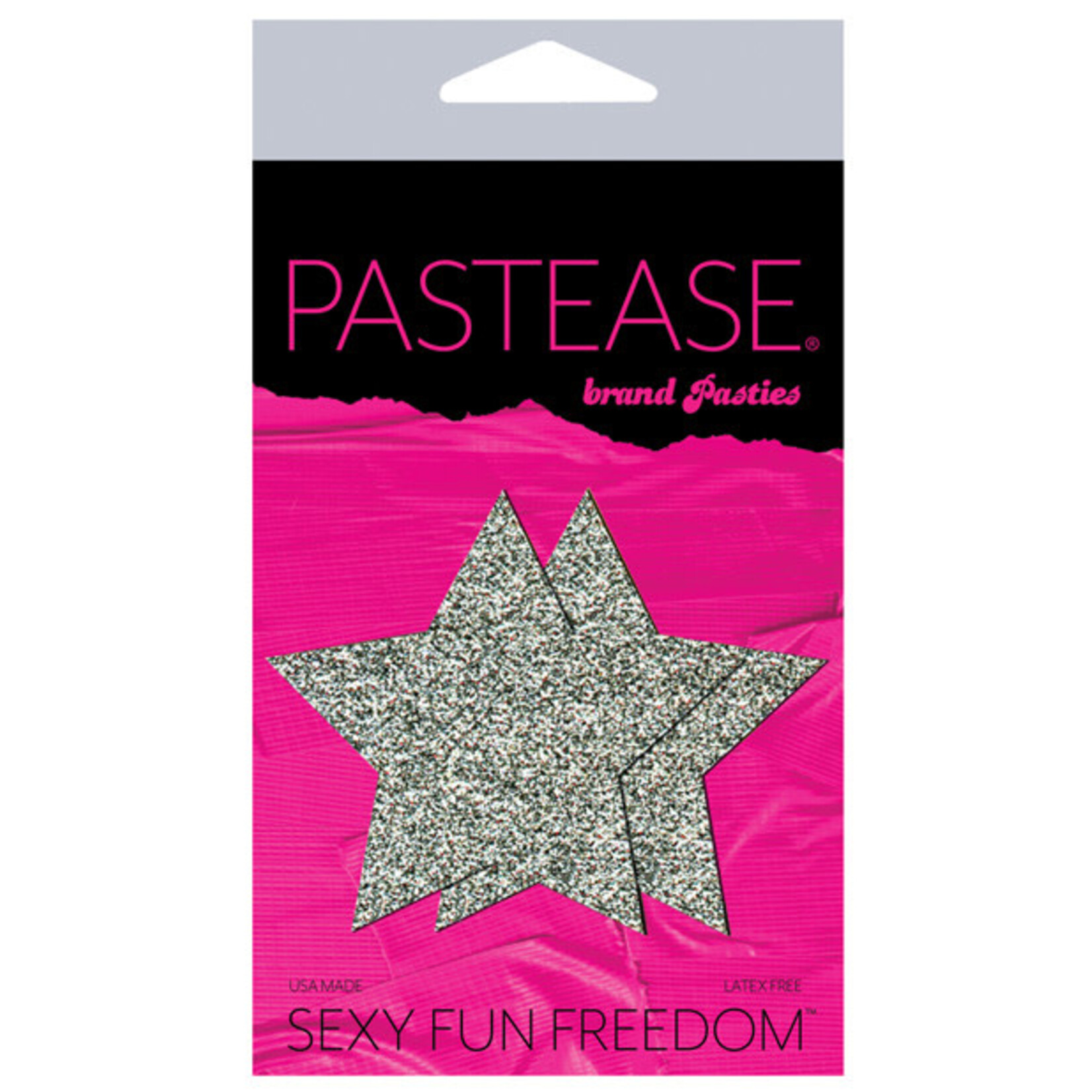 Pastease Pastease Glitter Star - Silver O/S