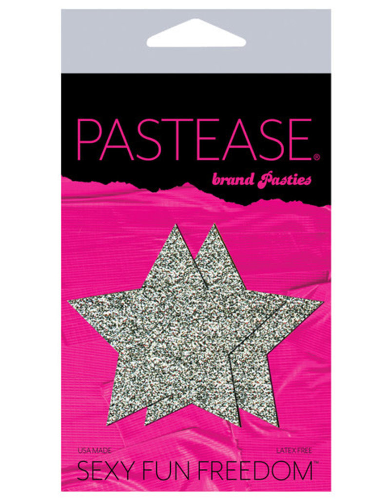 Pastease Pastease Glitter Star - Silver O/S