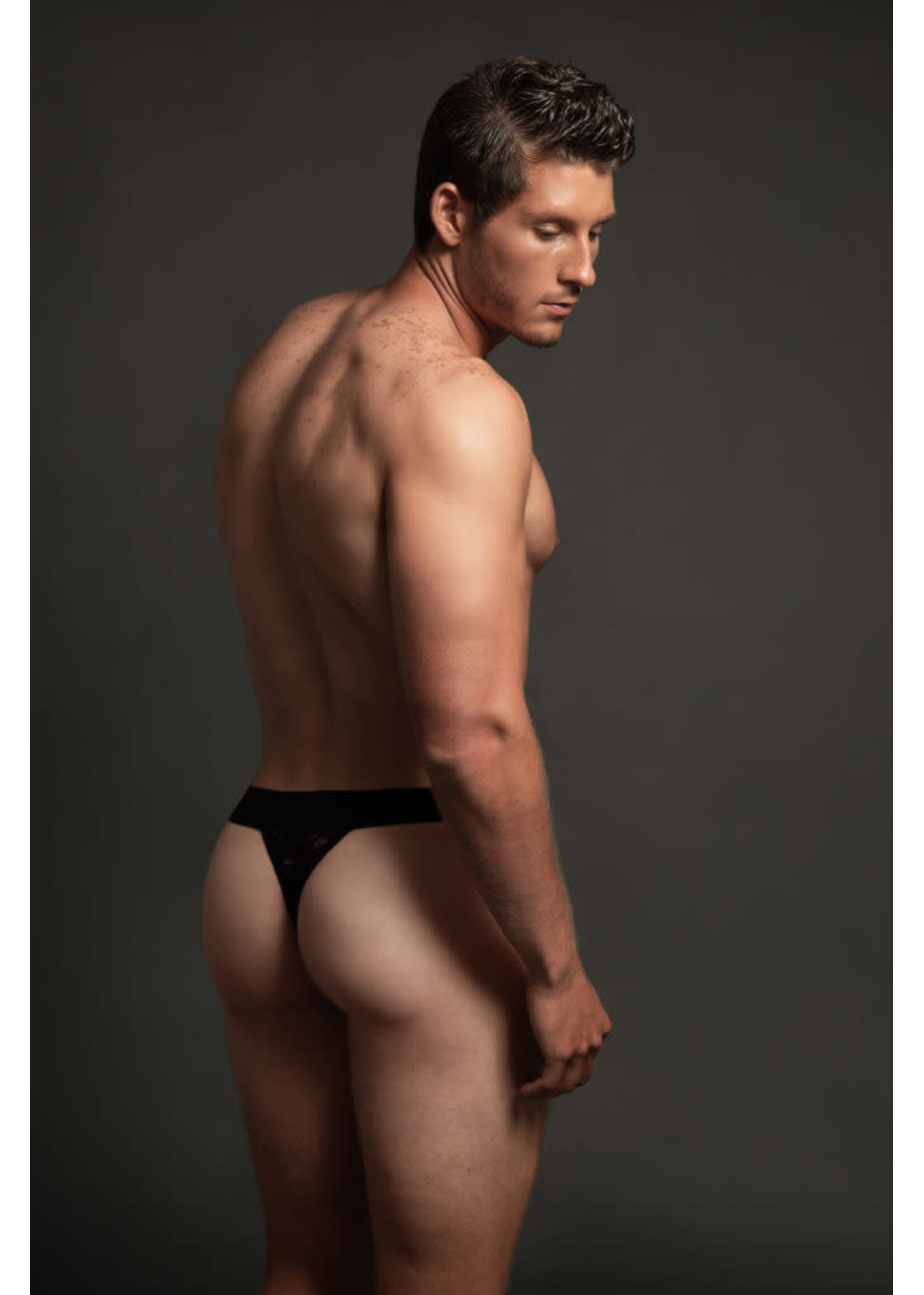 Allure Lingerie Luca Men's Lace Thong