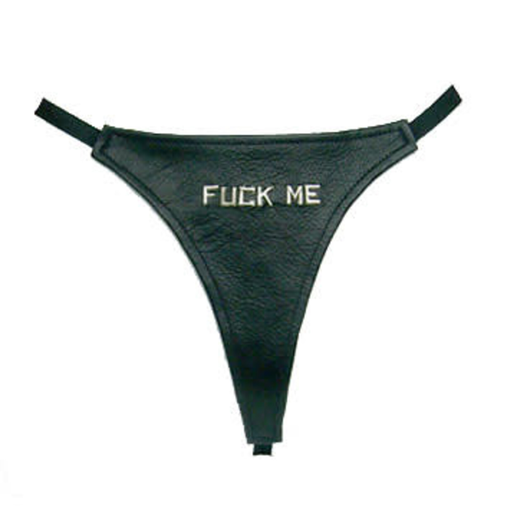 Kookie INTL Black Leather G-String with ID