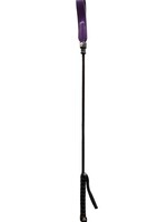 Rouge Garments Rouge Fifty Times Hotter Long Riding Crop Slim Tip 24in - Purple