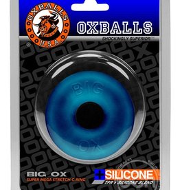 Oxballs Oxballs Big Ox Super Mega Stretch Silicone Cock Ring - Blue