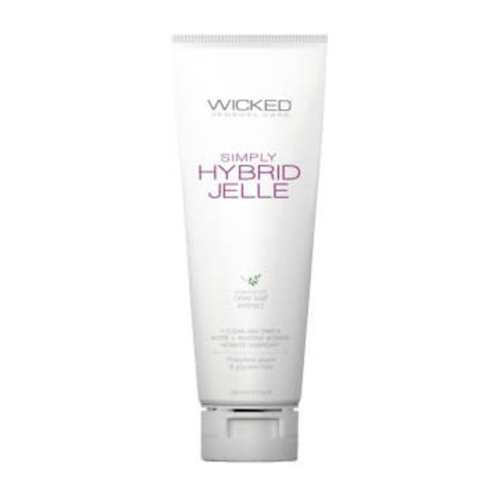 Wicked Sensual Care Simply Hybrid Jelle Fragrance Free Lube 4oz 120ml