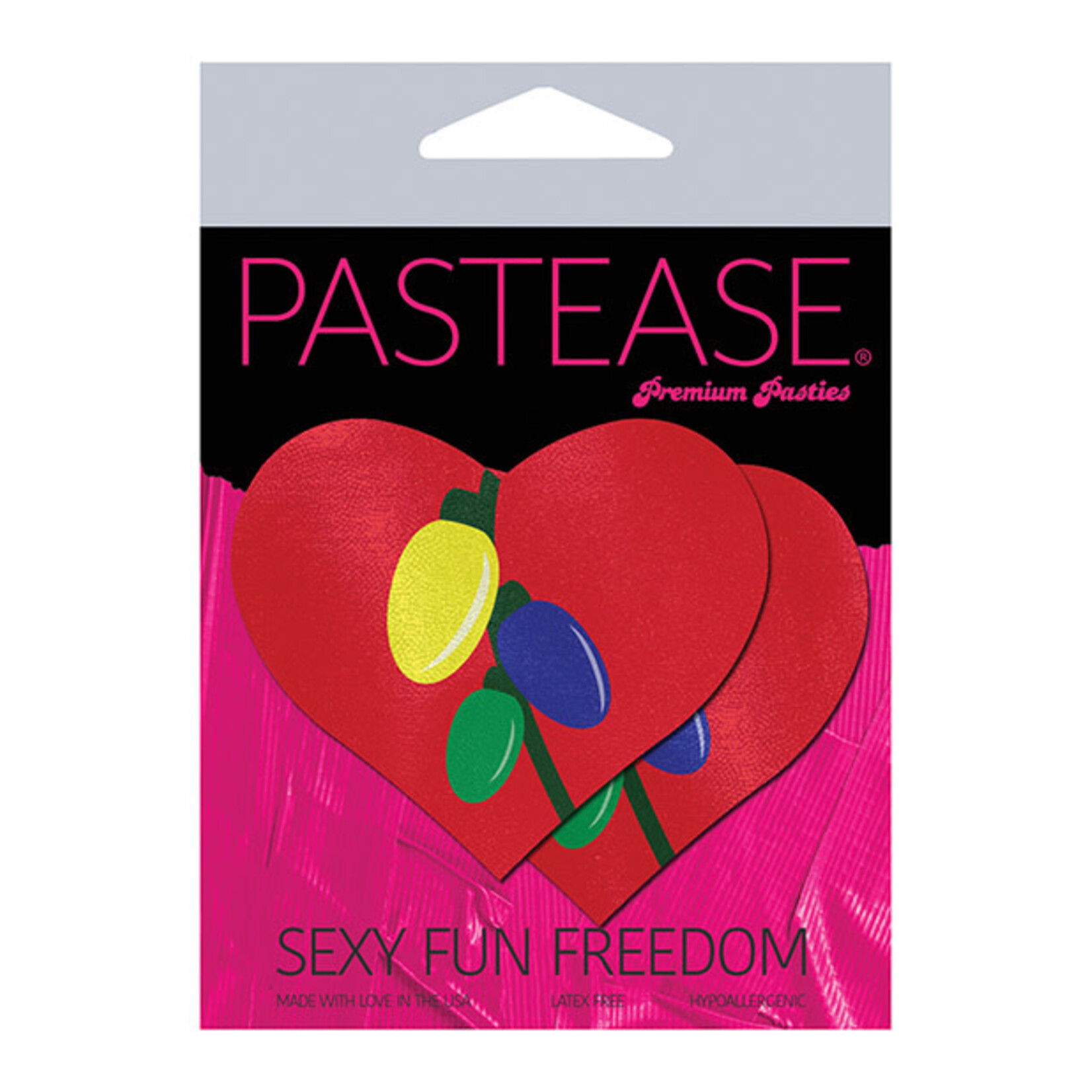 Pastease Pastease Christmas Light Bulbs Heart - Multicolor O/S