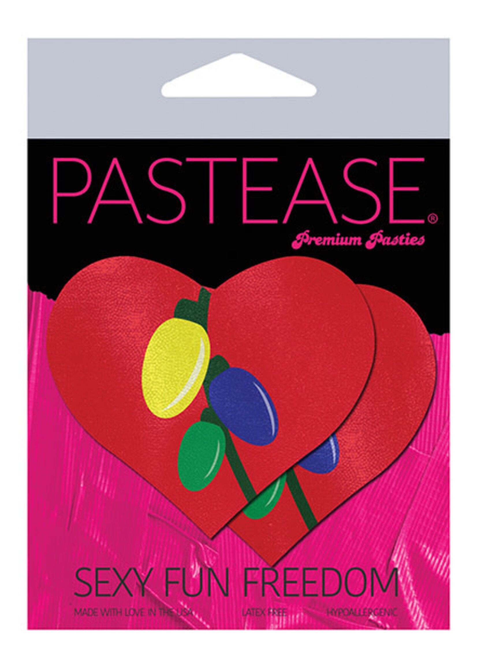 Pastease Pastease Christmas Light Bulbs Heart - Multicolor O/S
