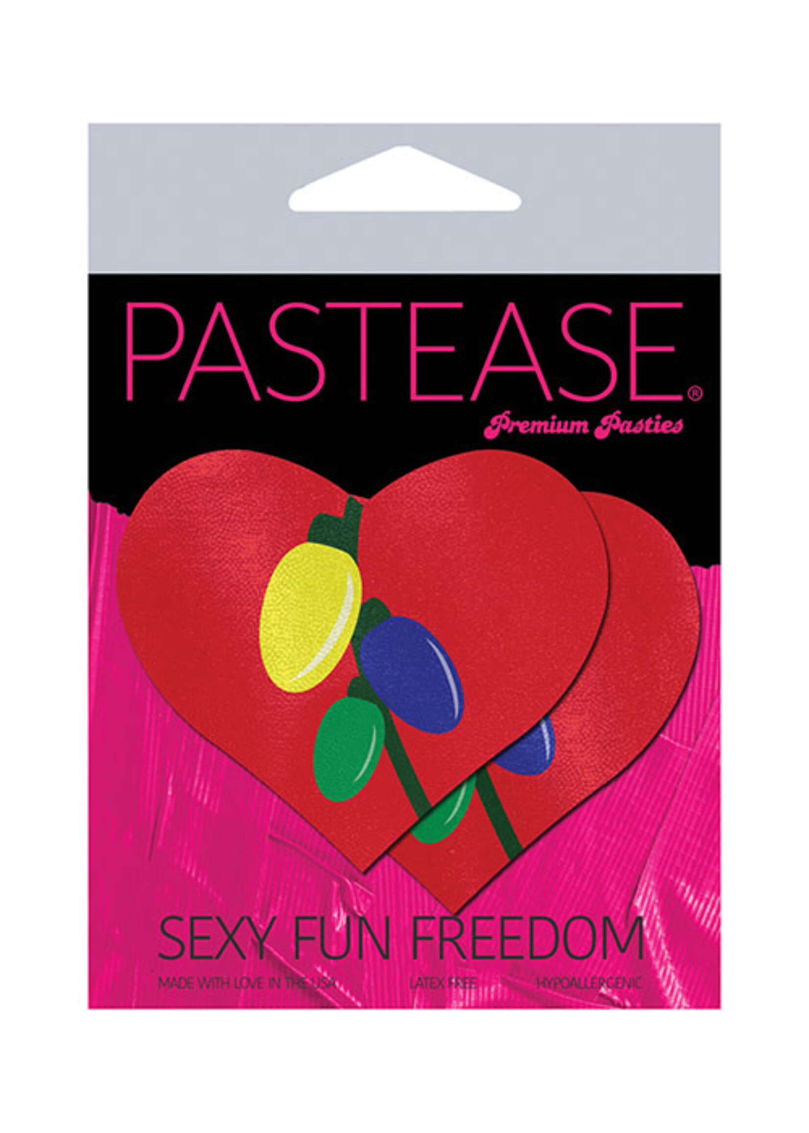Pastease Pastease Christmas Light Bulbs Heart - Multicolor O/S