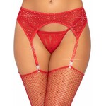 Leg Avenue Rhinestone Garter Belt - OS
