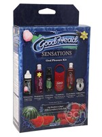 Doc Johnson Goodhead Sensations Oral Pleasure Kit - Assorted Flavors