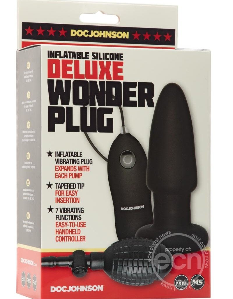 Doc Johnson Deluxe Wonder Plug - Black