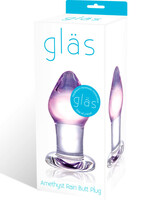 Glas Amethyst Rain Butt Plug