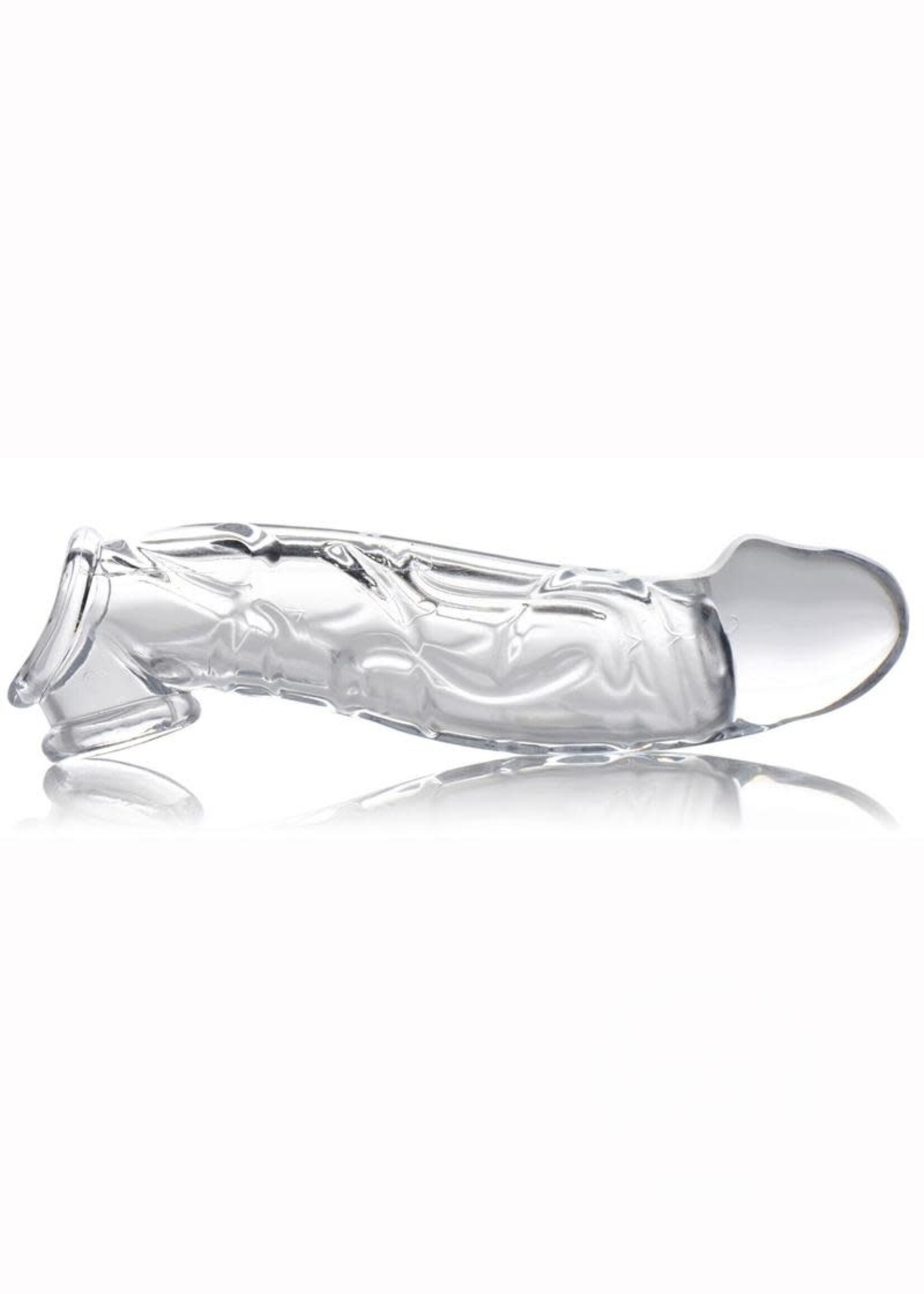 XR Brands Size Matters Size Matters Penis Extender Sleeve 2in - Clear