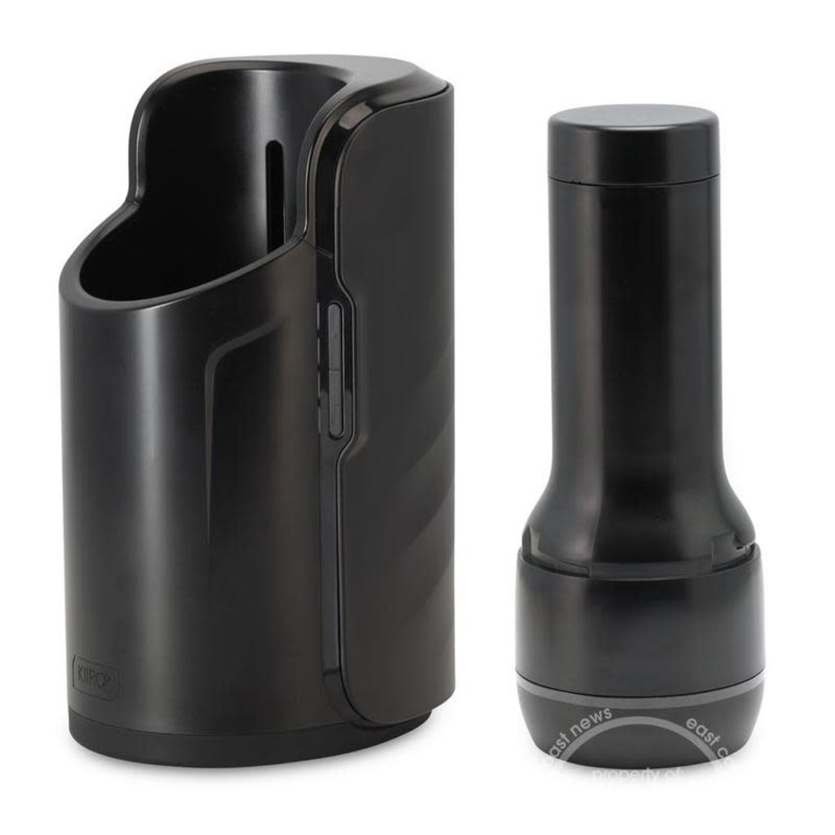 KIIROO Kiiroo Keon Combo Set Rechargeable Interactive Masturbator With Stroker - Black