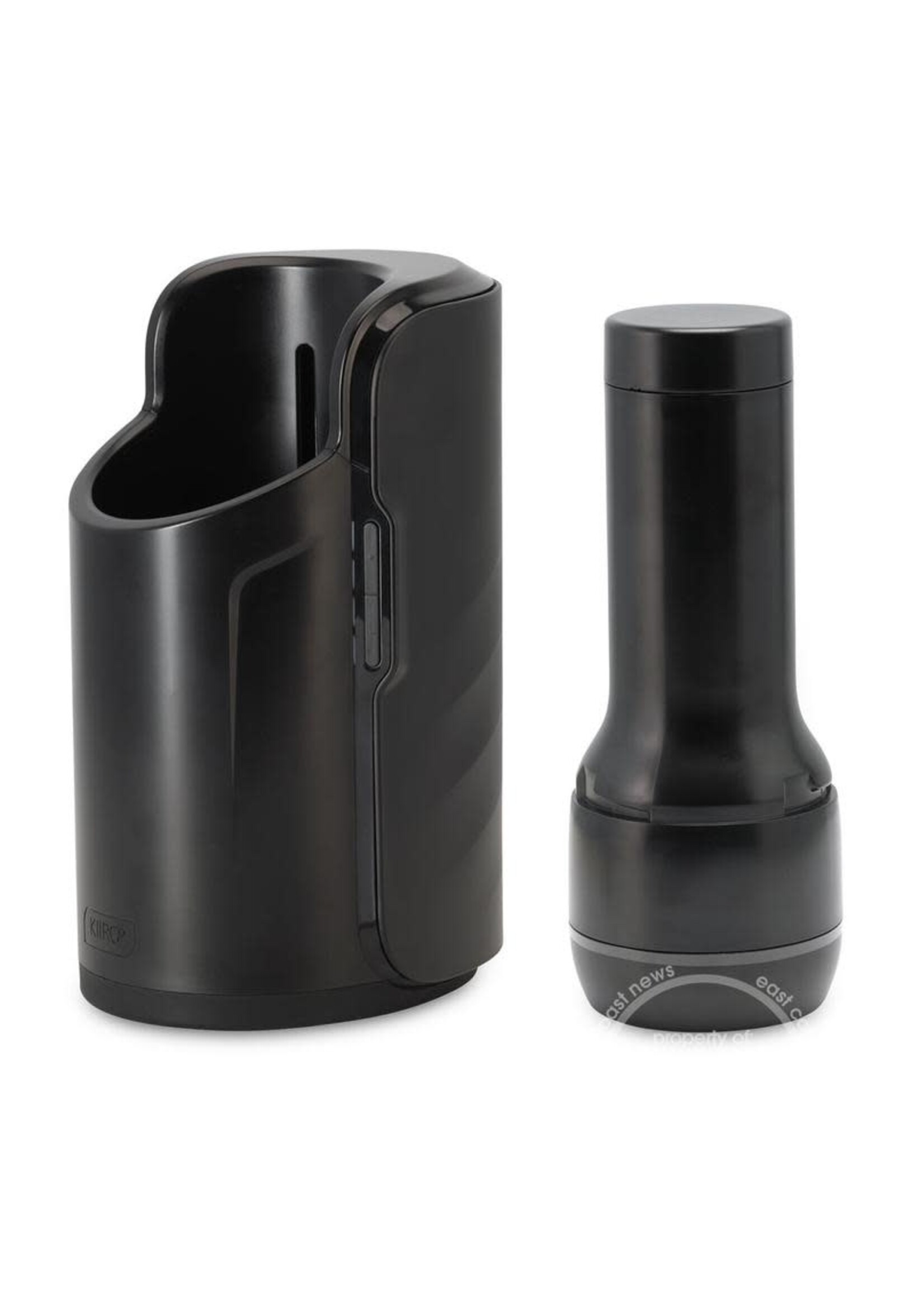 KIIROO Kiiroo Keon Combo Set Rechargeable Interactive Masturbator With Stroker - Black