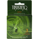 Trustex Trustex Flavored Lubricated Condoms - 3 Pack - Mint