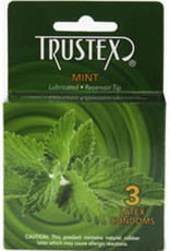 Trustex Trustex Flavored Lubricated Condoms - 3 Pack - Mint
