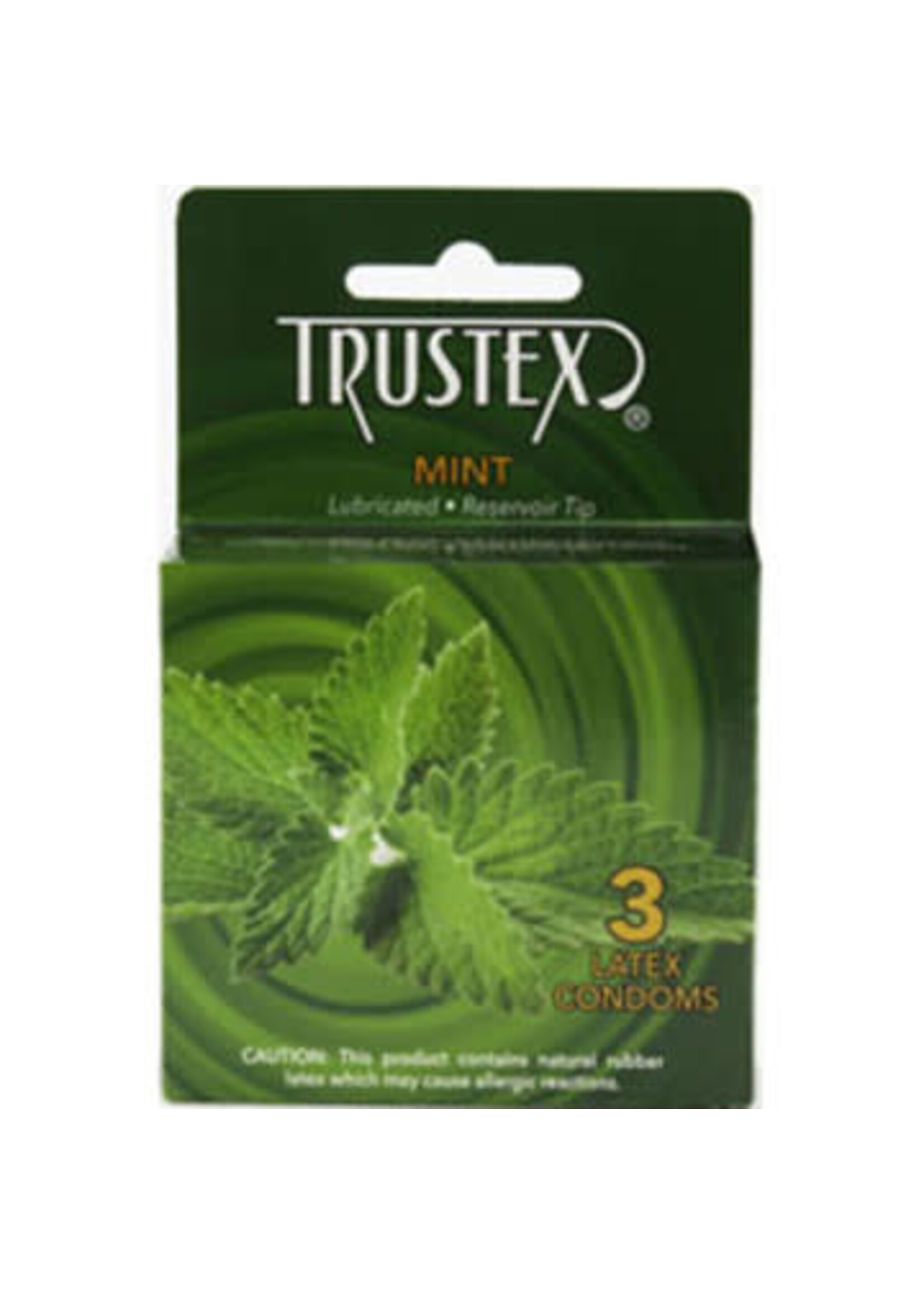 Trustex Trustex Flavored Lubricated Condoms - 3 Pack - Mint
