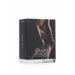 Shots Ouch! Leather Cuffs for Hands and Ankles - Black