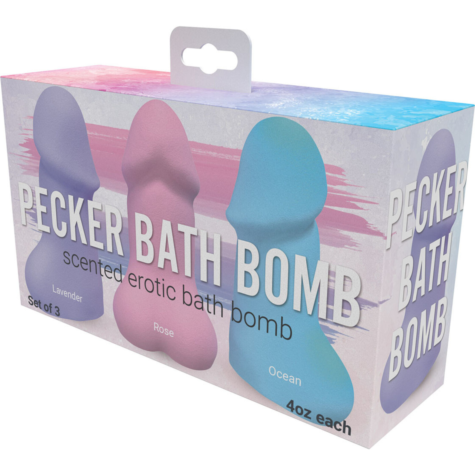 HOTT PRODUCTS Pecker Bath Bombs 3 Pk