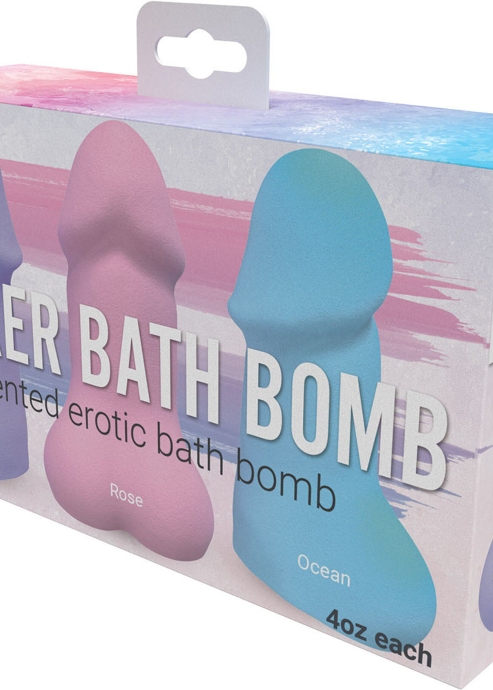 HOTT PRODUCTS Pecker Bath Bombs 3 Pk