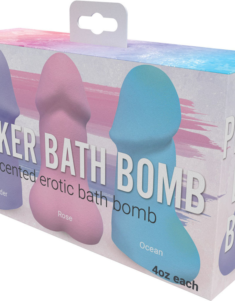 HOTT PRODUCTS Pecker Bath Bombs 3 Pk